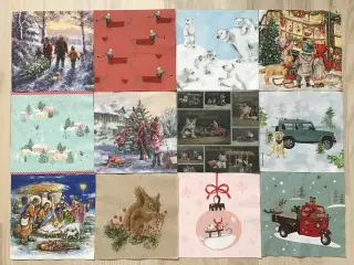 Nye jule servietter fra ind og udland