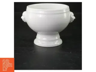 Sæt med 4 hvide suppeskåle (str. Ø. 11 cm. 4 styk)