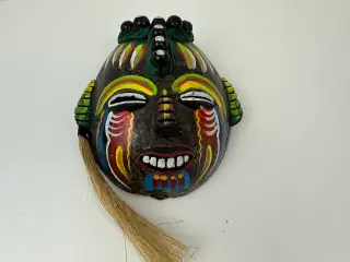 Lille vintage afrikansk maske