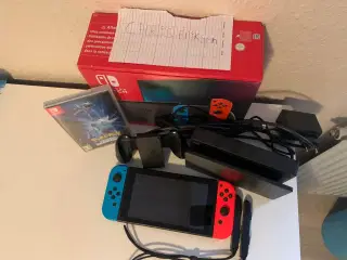 Nintendo switch + 1 pokemon spil