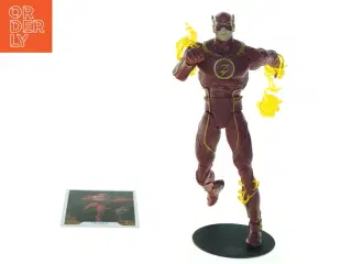 The Flash actionfigur med stativ og kort (str. 18 x 7 cm)