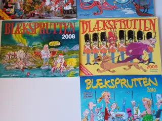 Blæksprutten årsblade 2006-2010 Tegneserieblade
