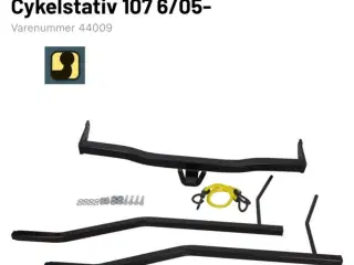 Peugeot 107 Cykelstativ / cykelholder / cykelanhæn