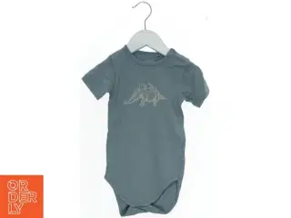 Grå bodystocking med dinosaur print fra Petit (str. 92)