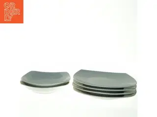 Keramiktallerkener (str. 24 cm 20 x 4 cm)