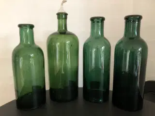 Antikke grønne flasker