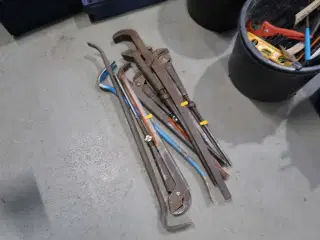 Div. Rørtænger samt koben