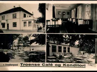 Troense Cafe og Konditori - Forokort u/n - Klippet !! - Ubrugt
