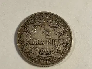 1/2 Mark 1908 Germany