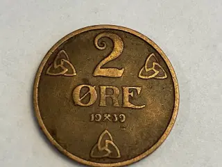 2 Øre 1939 Norge