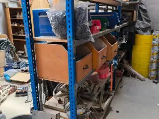 Lagerreol 2 fag UDEN indhold