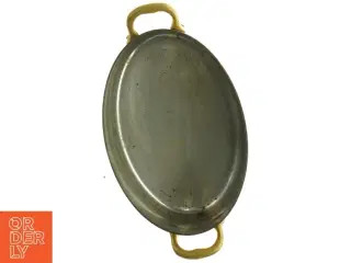 Kobbergryde med låg (str. 19,5 x 13,5 cm)