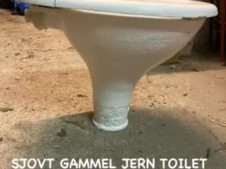 Gammel jern toilet