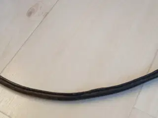 Pandebånd sort læder
