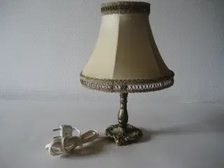 Messingbordlampe sælges