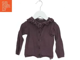 Lilla cardigan med flæse fra Friends (str. 86)