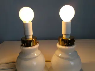 Sæt af 2 Odreco bordlamper – dansk glasdesign