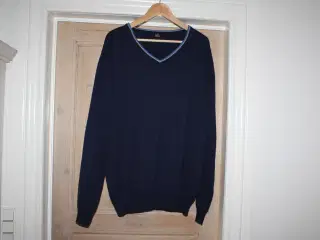 MAN sweater str. 2XL blå 100% cotton