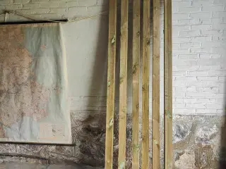 6 stk trykimprægnerede stolper