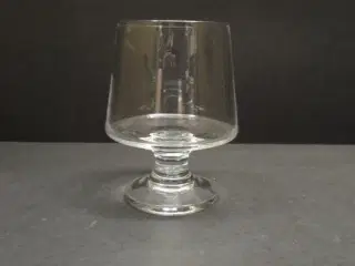 Stub Klar Cognacglas. H:85 mm.