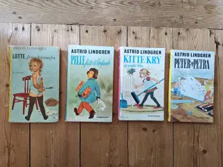 4 Skønne gamle Astrid Lindgren Bøger