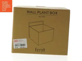 Væg plantekasse kvadratisk fra Ferm Living (str. 15x15x11 cm)