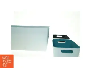 Opbevaringskasser - 3 stk (str. 50 x 21 x 35 cm og 22 x 15 x 11 cm)