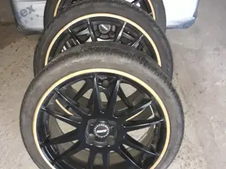 Alutec Alufælge, 7,5J+18 H2 med Pirelli dæk  
