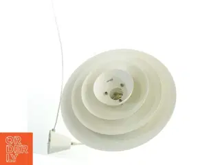 Hvid pendel lampe (str. Ø 40 cm)