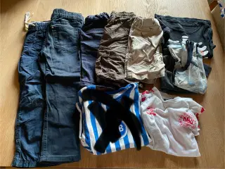 Drengetøj 104 bukser, shorts og tshirt