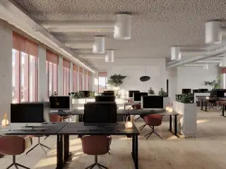 Eksklusive kontorer fra 300 m² med service og fællesfaciliteter