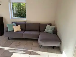 Hjørnesofa med chaislonge