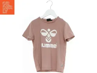 Hummel børne t-shirt str. 122 i støvet rosa