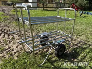 Rustfri stål vogn