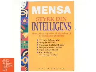 Mensa - styrk din intelligens af Josephine Fulton (Bog)