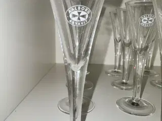 12 smukke Akvavit snapseglas | samlet pris