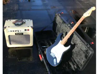 Squier Stratocaster model SE 100 + rør forstærker