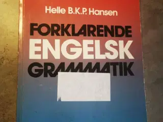 Forklarende engelsk grammatik bog