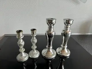 2 sæt lysestager