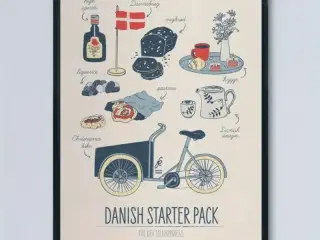 * Lærredsmaleri; Danish Starter Pack