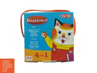 Richard Scarry&#39;s BusyTown 4-i-1 brætspil (str. 13 x 13 cm)