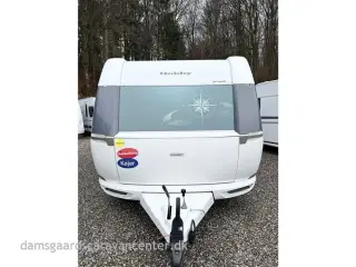 2015 - Hobby De Luxe 650 KMFe   Dobbeltseng-Køjer-Telt