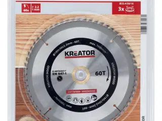 Rundsavsklinge 190 mm - 60 HM tænder
