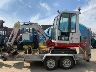 Minigraver - Takeuchi TB014 med trailer