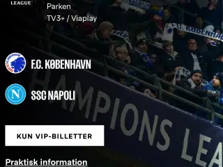 FCK - Napoli 1 billet 