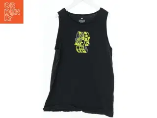 Sort tanktop med print fra H&M (str. 164)