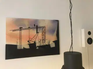 Akrylmaleri byggearbejde ved Dybbølsbro