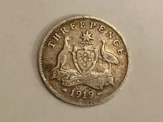 Three pence 1919 Austrailia