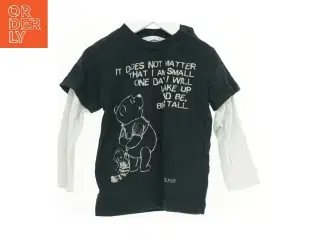 Langærmet t-shirt med print fra H&M (str. 86)