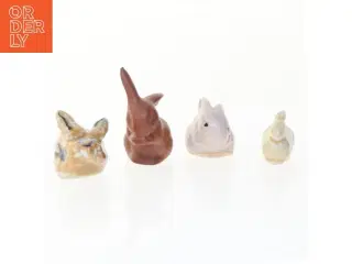 Keramik kanin figurer (str. 6 cm)